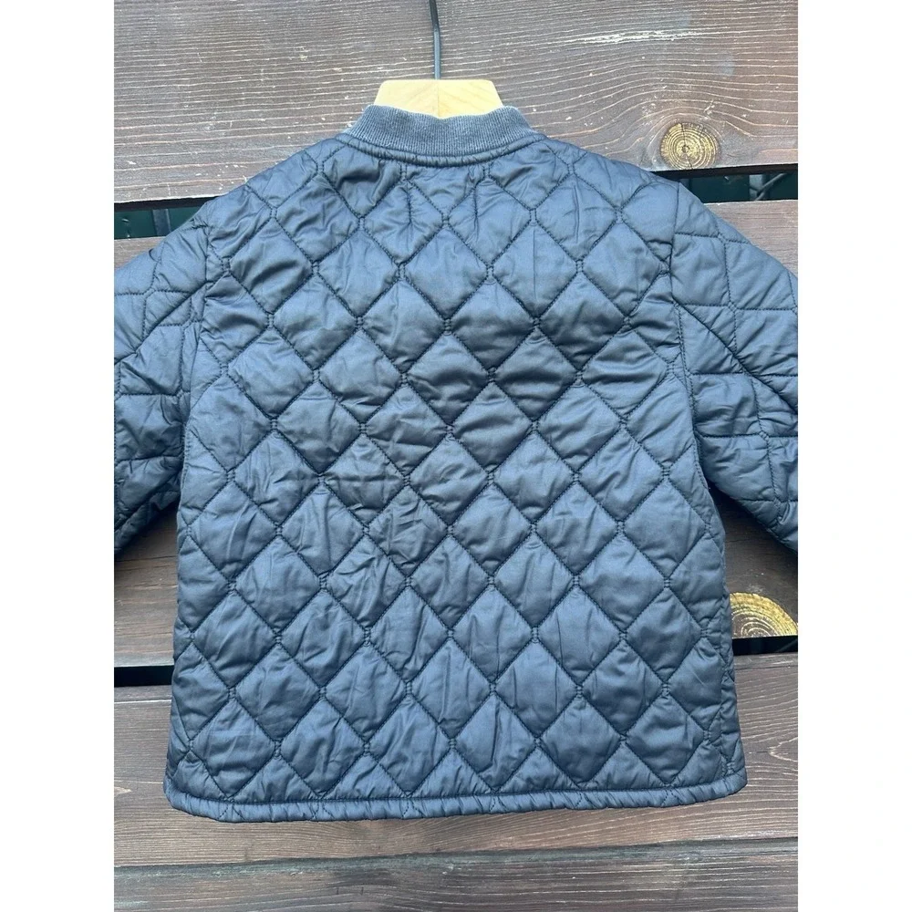 Polo Ralph Lauren Black Quilted Full Zip Jacket‎ Boys Size 4T